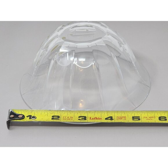Atlantis Full Lead Crystal Hand-Blown & Cut Round Bowl Made In Portugal - Picture 7 of 10